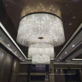Grande candelabro de cristal decorativo especialmente moderno do hotel com estilo novo